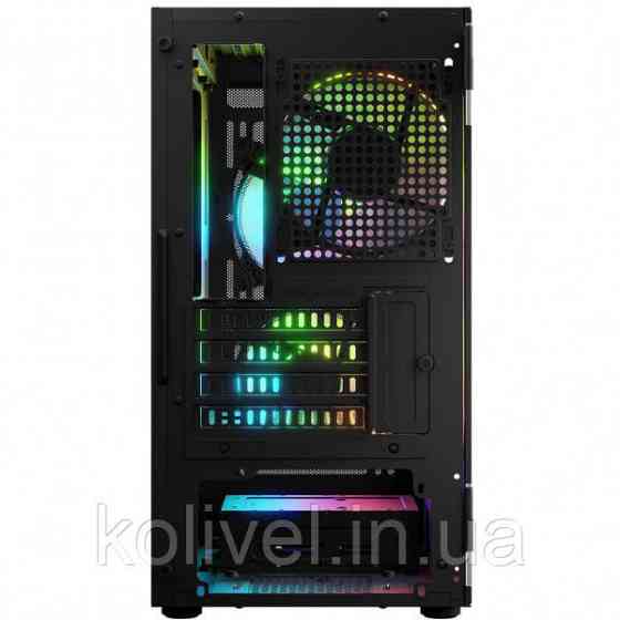 Корпус LogicConcept PORTOS MESH+GLASS ARGB fans 3x120mm BLACK без БЖ mATX (AM-PORTOS-10-0000000-0002) Киев