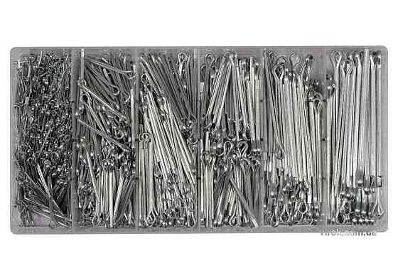Шплінти прямі різних розмірів YATO, набір 1000 шт. [6/12] Одеса