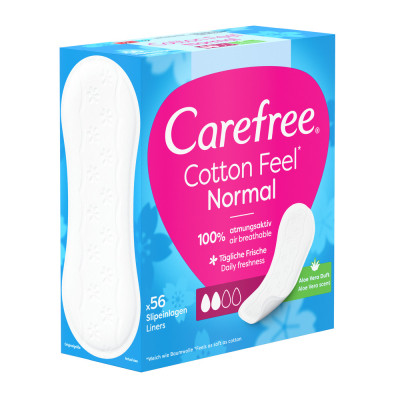 Щоденні прокладки Carefree М&apos;якість бавовни з Алое 56 шт. (3574661486307) Вінниця - фото 7