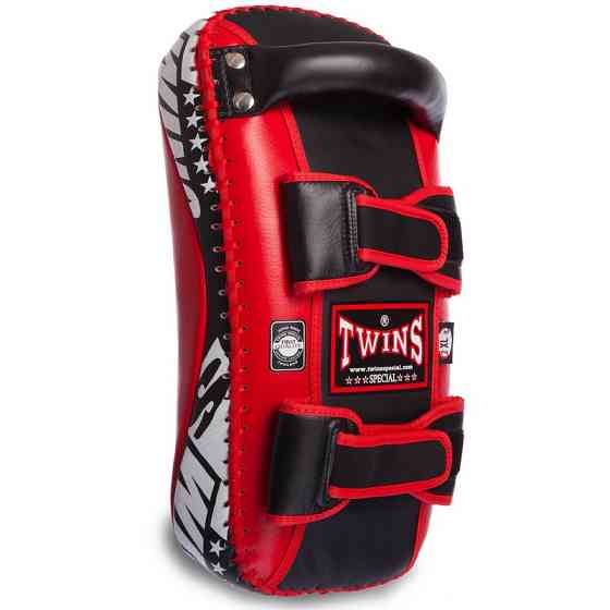 Пады для тайского бокса Тай-пэды TWINS FKPL10-43-L размер 37х20х10 см красный Киев