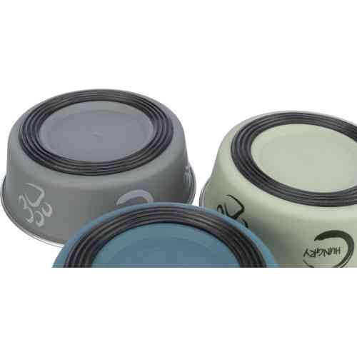 Миска Trixie для кошек из нержавеющей стали и пластиковым покрытием 0,8 л 17 см Киев