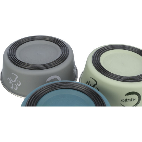 Миска Trixie для котів з нержавіючої сталі і пластиковим покриттям 0,8 л 17 см Київ - фото 3