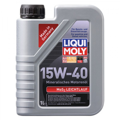 Моторное масло Liqui Moly MoS2 Leichtlauf SAE 15W-40 1л. (1932) Винница - изображение 1