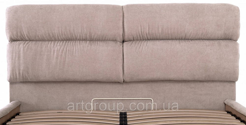 Кровать Oxford Comfort 140 х 190 см Мисти Mocco С подъемным механизмом и нишей для белья Мокко Днепр - изображение 20