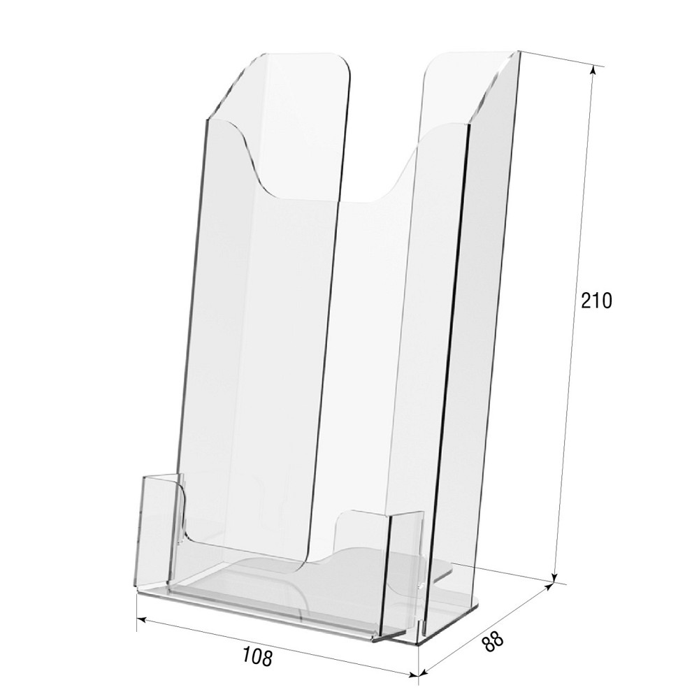 Підставка EKOSTAR під євробуклети і А6 з візитницею Київ - фото 3