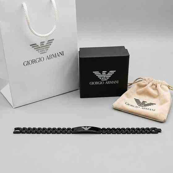 Мужской фирменный браслет Armani (20114) Киев