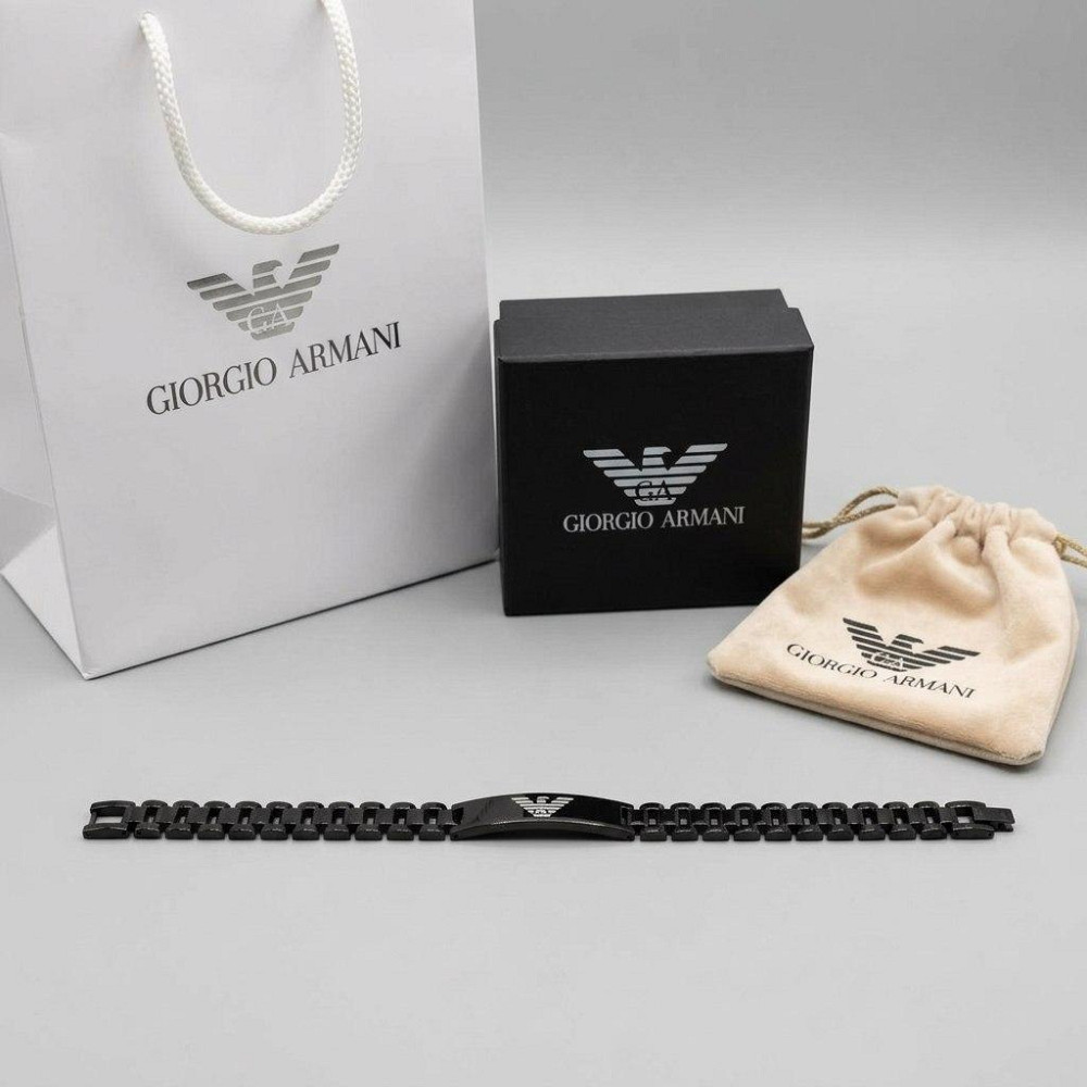 Мужской фирменный браслет Armani (20114) Киев - изображение 5