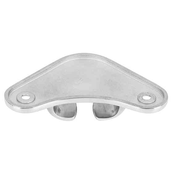 Утка треугольная носовая в лодку катер  107MM X 65MM нержавеющая сталь хром Киев