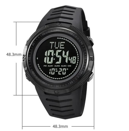 Часы наручные SKMEI 2147BKBK, BLACK-BLACK, Compass, 10321 Днепр