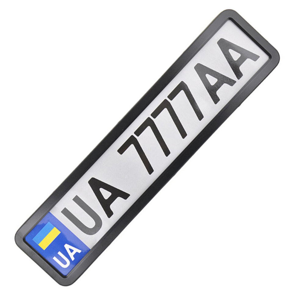 Рамка Сarlife під номер, чорна глянцева Київ - фото 1