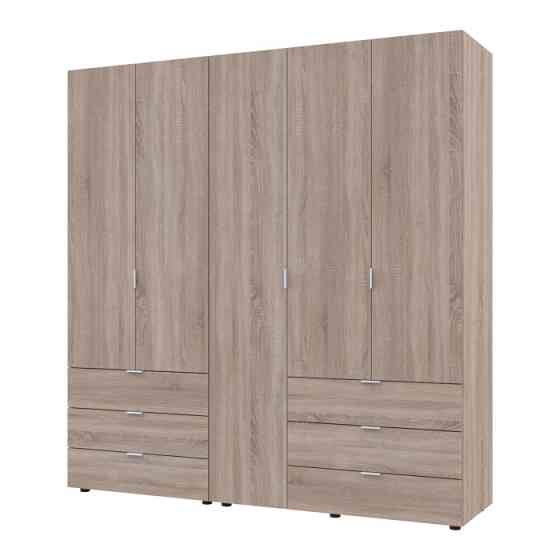 Комплект шаф для одягу Doros Гелар (2 шт.) 193,7х49,5х203,4 см Дуб сонома (DRS-011111) Львів