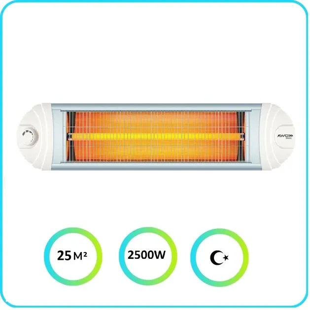 Мощный инфракрасный обогреватель AWOX 2500ВТ с ножкой Одесса - изображение 2