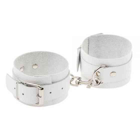 Оковы Leather Standart Leg Cuffs, White Sex Aura Київ