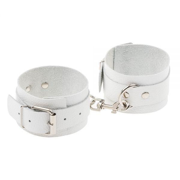 Оковы Leather Standart Leg Cuffs, White Sex Aura Київ - фото 1