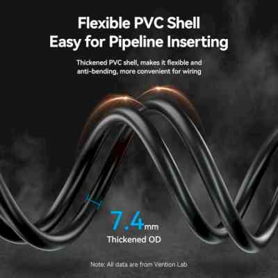 Кабель HDMI M - F (подовжувач), 5.0 м, V2.0, 4K 60Hz PVC Vention Винница