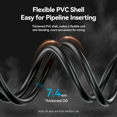 Кабель HDMI M - F (подовжувач), 5.0 м, V2.0, 4K 60Hz PVC Vention Винница - изображение 4