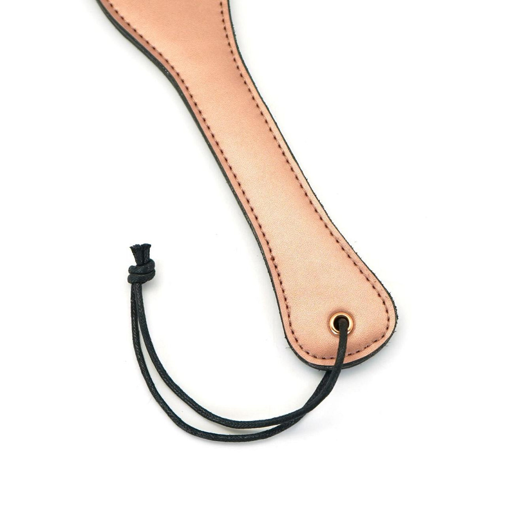 Паддл Liebe Seele Rose Gold Memory Paddle, обтягнутий натуральною шкірою, рожеве золото Sex Aura Київ - фото 6