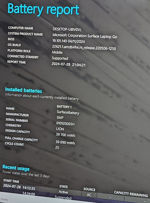 Ноутбук: Microsoft Surface Laptop Go. Киев - изображение 8