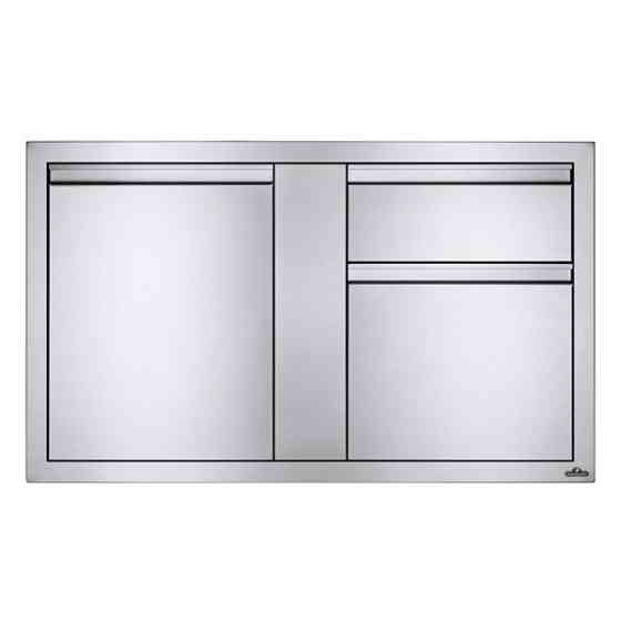 Модуль с 1 дверью и тумбой под мусор и бумажных полотенец Napoleon (107*61 см) BI-4224-1D1W Код: 009848 Ровно