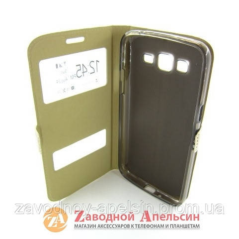 Чехол книжка Samsung G7102 G7105 Grand 2 Smart Case gold Одесса - изображение 3