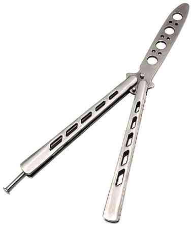 Ніж метелик Тренувальний Metalic AK10 Дніпро