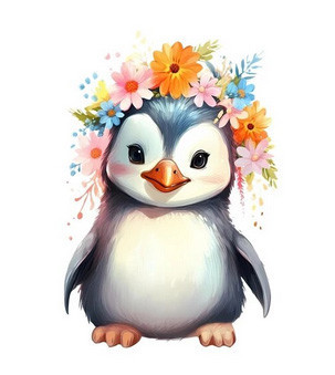 Термонаклейка на одежду Пингвин Киев - изображение 1