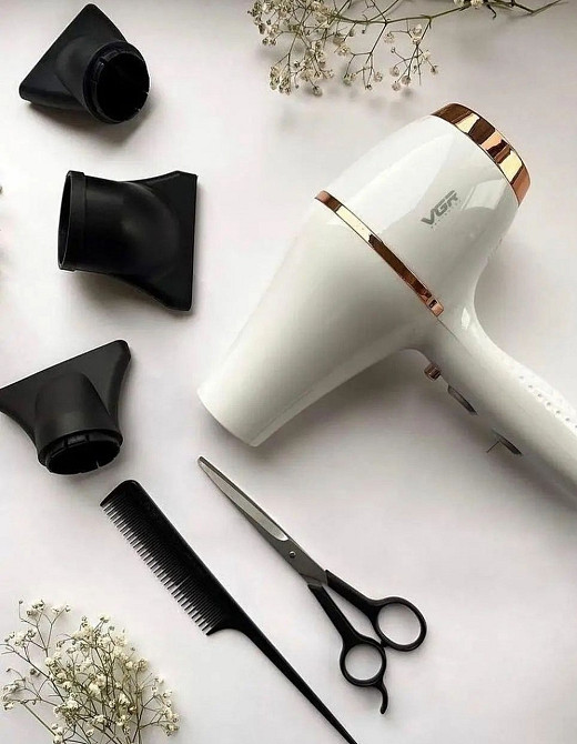 Фен для укладки волос Профессиональный. VGR V-414 , 2200Вт. Киев - изображение 4