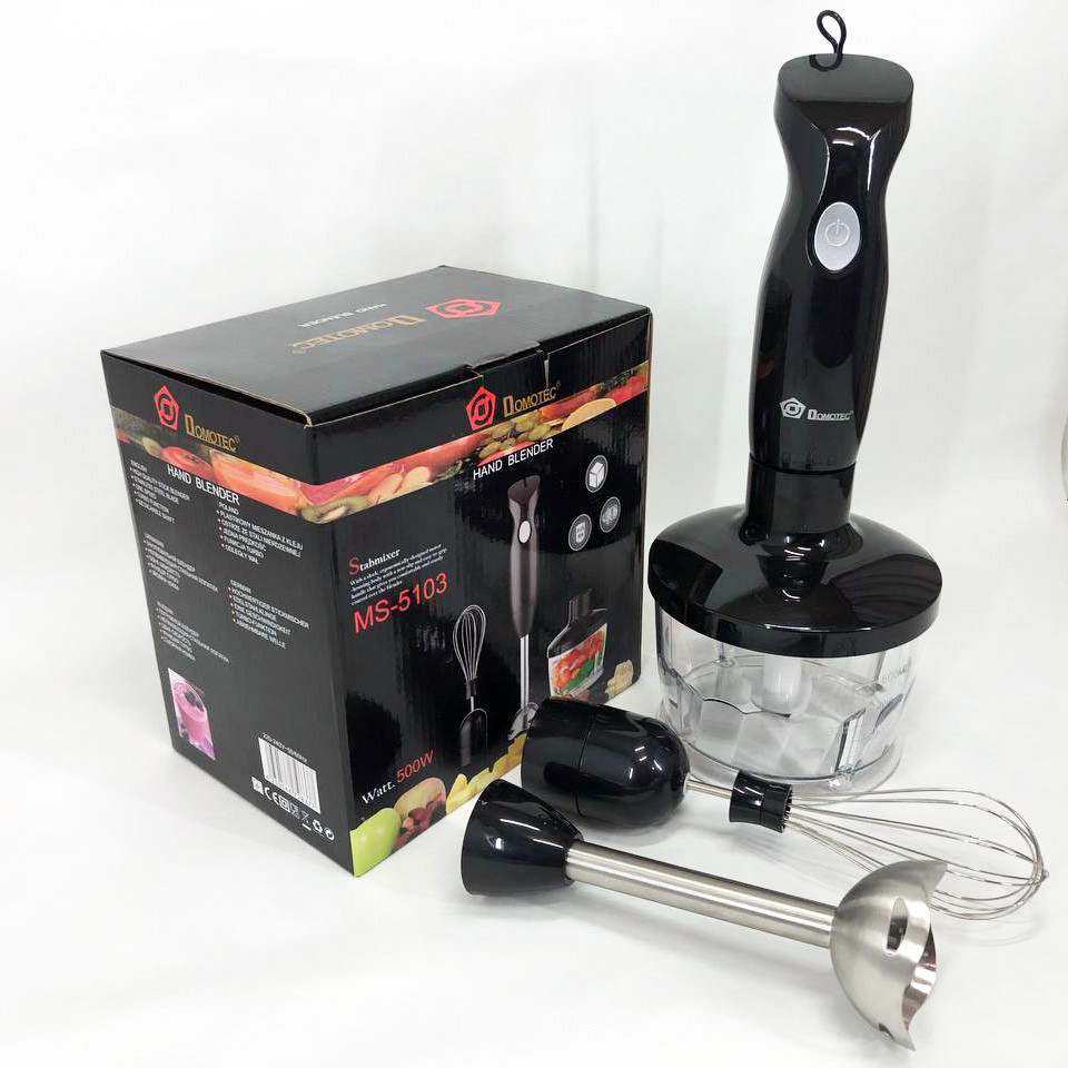 Блендер переносной DOMOTEC, Погружной блендер с ручным управлением Портативный для смешивания JW-76 Ивано-Франковск - изображение 10