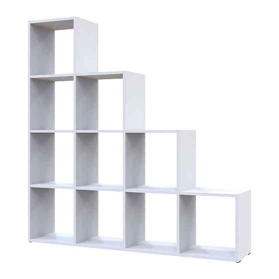 Стелаж Doros Степ 4х4 Білий відкритий 136.2х28.8х140.7 DRS-011768 (41516166) Дніпро