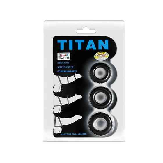 Ерекційні кільця BAILE TITAN THREE RINGS Sex Aura Київ