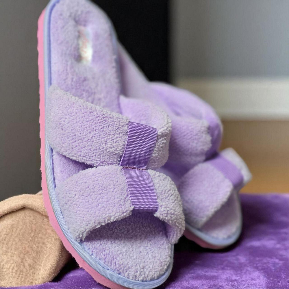 Капці жіночі домашні PaGo соло горошок шкарпетка Одеса - фото 5