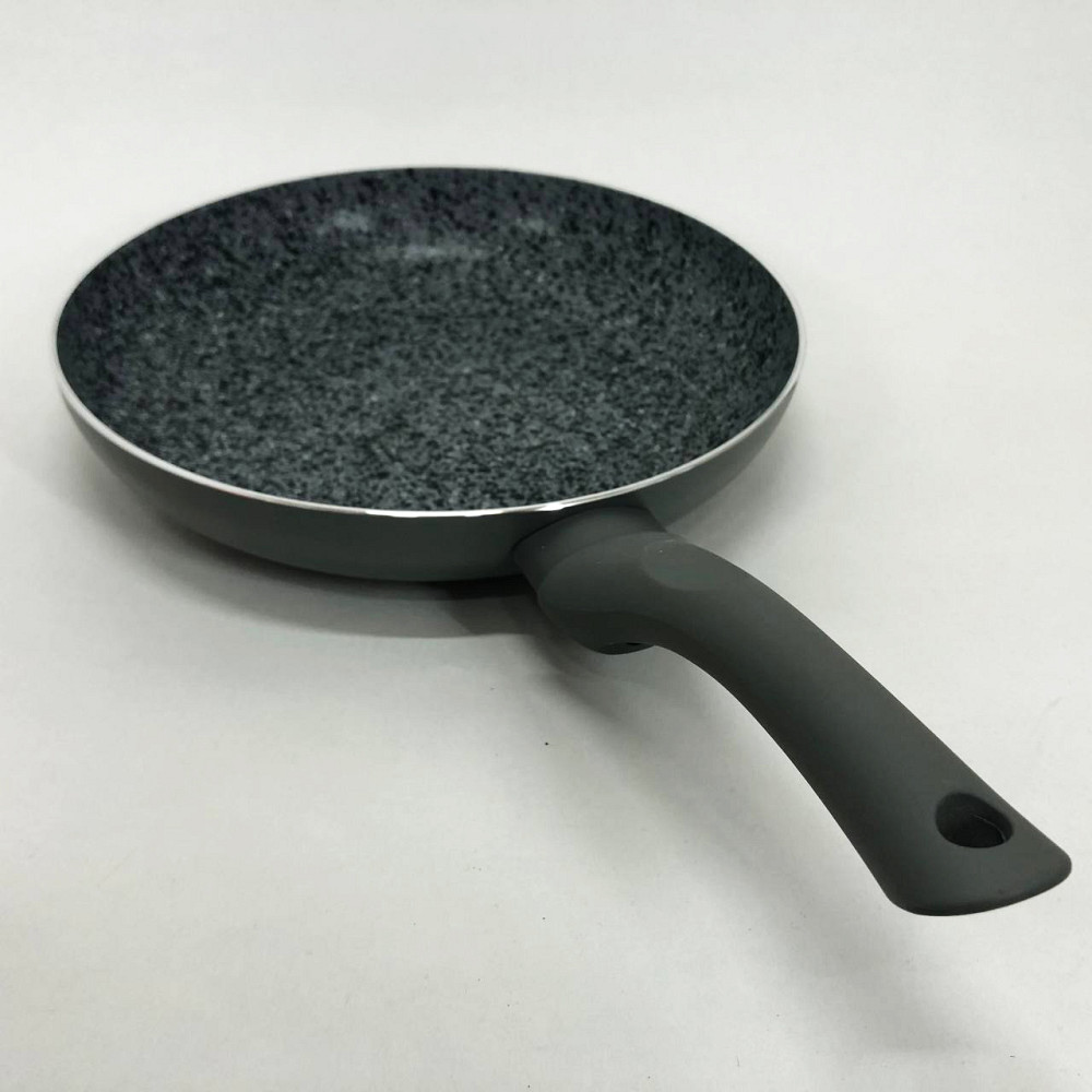 Литая сковорода с антипригарным покрытием Well Done WD-1024B 24 см, Легкая в использовании сковорода TC-93 Львов - изображение 8