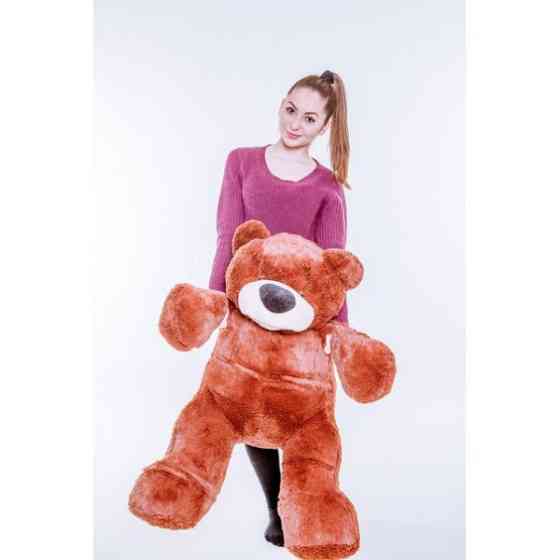 Плюшевый Медведь Алина Бублик 110 см коричневый Киев