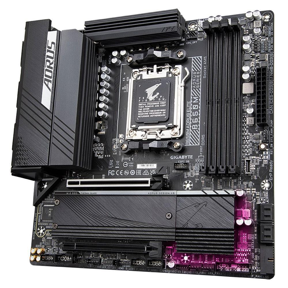 Материнська плата Gigabyte B650M Aorus Elite Socket AM5 ( 16797 ) Харьков - изображение 4