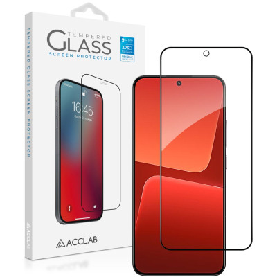 Стекло защитное ACCLAB Full Glue Xiaomi 13 Black (1283126559297) Винница - изображение 1