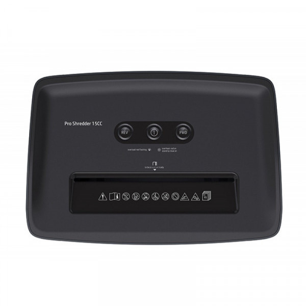 Знищувач документів HP Pro Shredder 15CC, A4, 80g х 15 листів, 4*35, 20 л (2811) Київ - фото 8