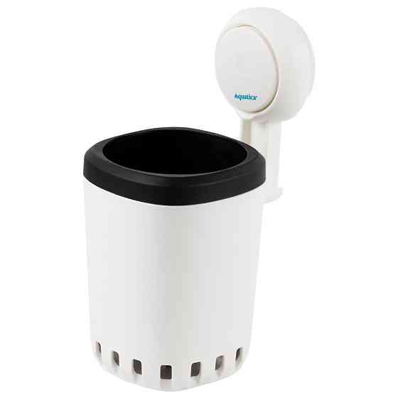 Щітка для унітаза на вакуумному присоску s42 92×179×410 мм AQUATICA (9784298) Київ