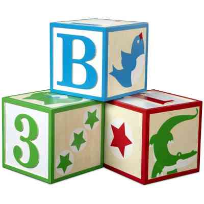 Кубики Melissa&amp;Doug Набір з 3-х великих дерев'яних кубиків (MD30543) Вінниця