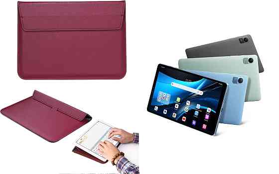 Чехол-конверт VitoCase для Blackview Oscal Pad 5, с функцией подставки для планшета Бордовый Киев