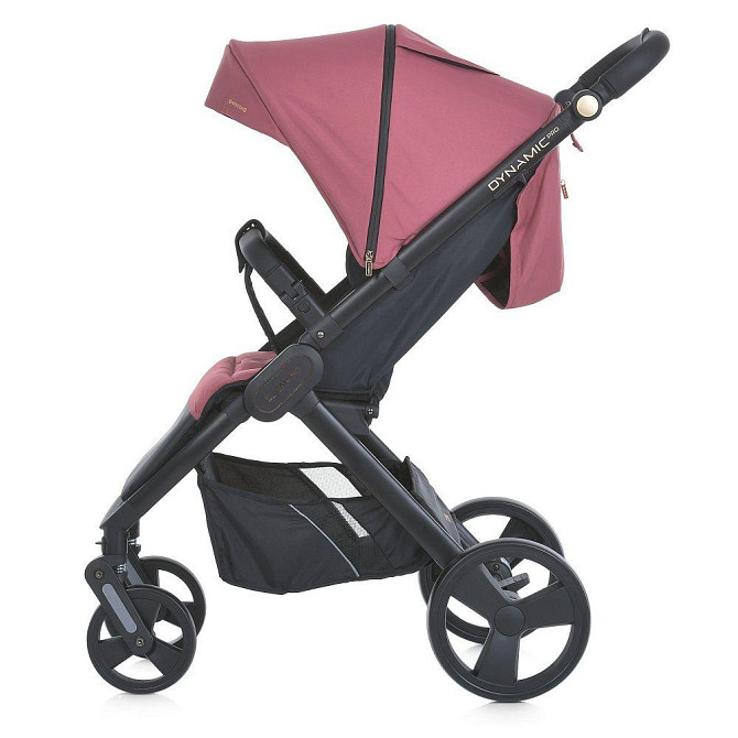 Коляска дитяча EL CAMINO DYNAMIC PRO Dusty Rose прогулянкова з чохлом та дощовиком Темно-рожева (ME 1053-3) Чернігів - фото 7