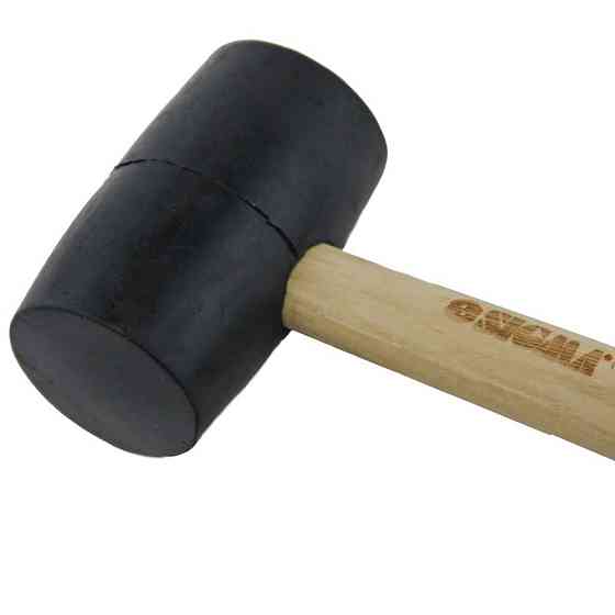 Sigma Киянка резиновая чёрная 340г деревянная рукоятка SIGMA (4317711) Коломыя