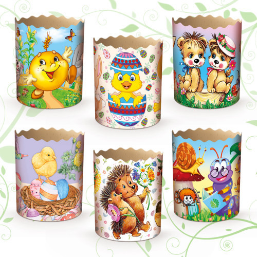 Форма для випікання базового куліча (85*90) Казкова (250 гр) (50 шт.) Харків - фото 2