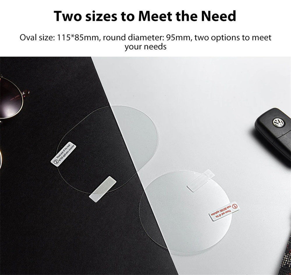 Дрібна плівка для бічних дзеркал автоматично Xiami Guildford GFCFPX888 (прозора, овальна) Миколаїв - фото 5