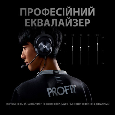 Навушники Logitech G PRO X Gaming Headset + Stand USB Black (991-000358) Вінниця - фото 7
