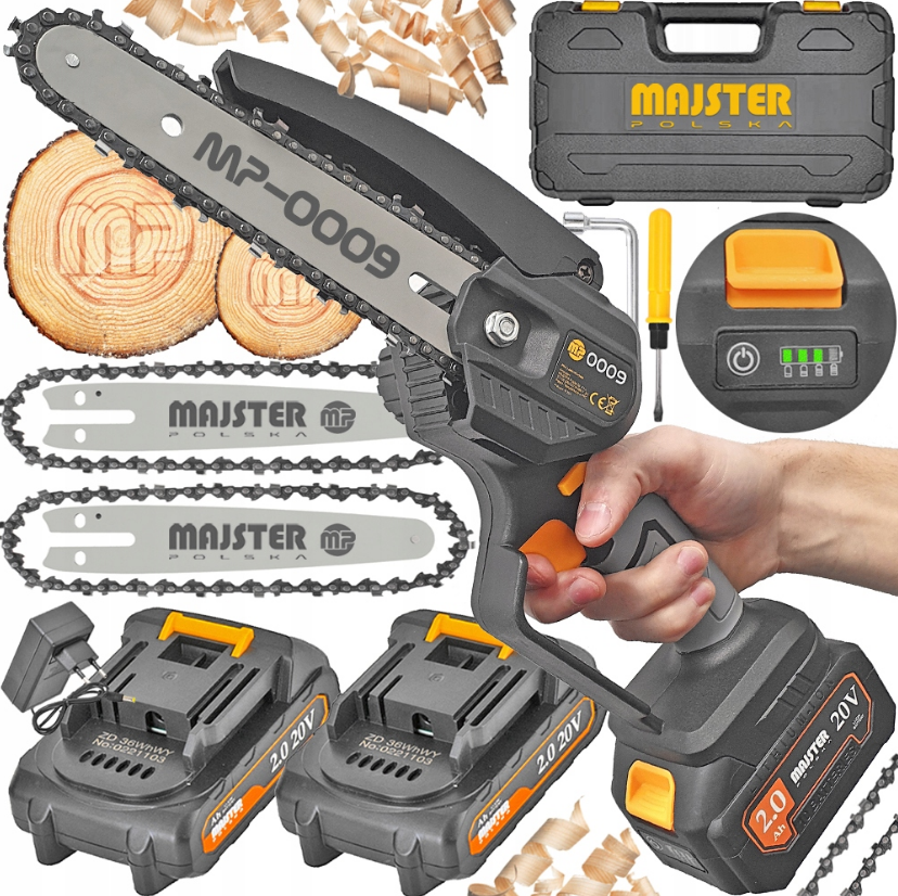 Акумуляторна пила ланцюгова Majster Polska 1000Вт (Польща) Київ - фото 1