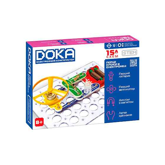 Конструктор електронний Doka Перші кроки в електроніці (А) Дніпро