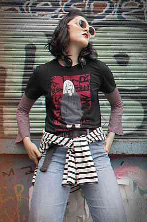 Футболка для хлопчика з аніме принтом Повер Кхаінс Вбр Ав оверсайз (зріст від 165 до 180) Чорний AnimeJ0823m Дніпро