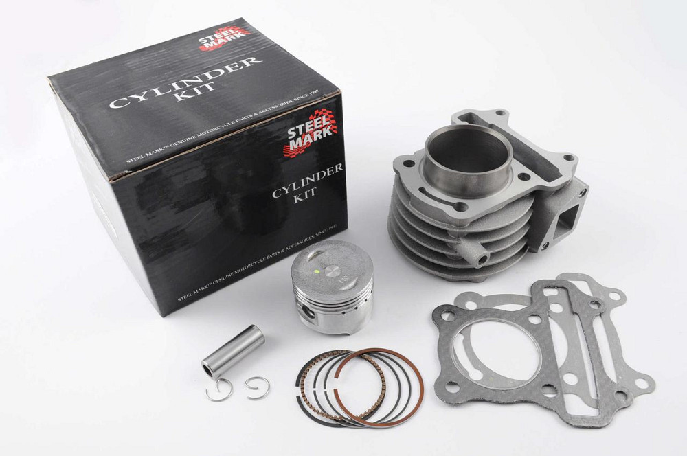 Цилиндр в сборе скутер китай 4 т 80 (Ø47.0) Мукачево - изображение 1