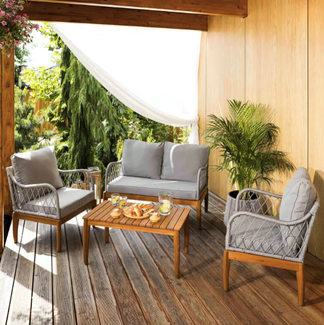 Комплект садових меблів Di Volio Ragio сірий Киев - изображение 10