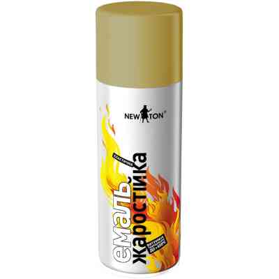 Аерозольна фарба для автомобіля New Ton жаростійка золотиста, аер. 400 мл (000000651) Вінниця